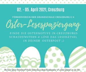 Mehr über den Artikel erfahren Oster-Lesespaziergang 2021